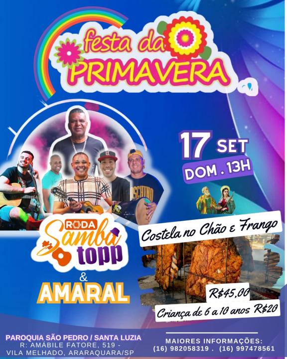 Foto 3 de 3 — Festa da Primavera tem início neste final de semana em Araraquara; veja a programação